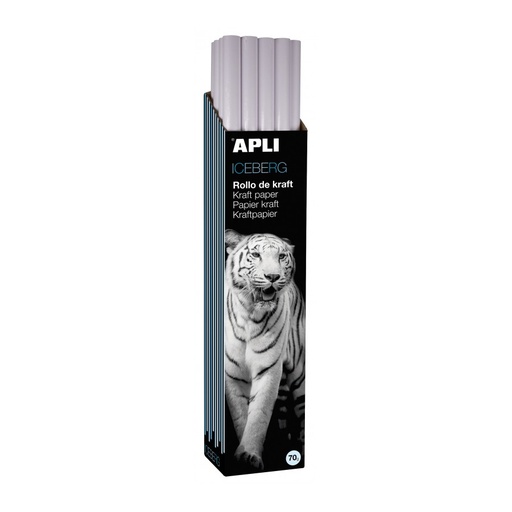 [13142] ROLLO KRAFT APLI 13142 1x5 M BLANCO 80GR
