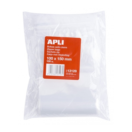 [13128] PACK APLI 13128 100 BOLSAS AUTOCIERRE  100 X 150MM