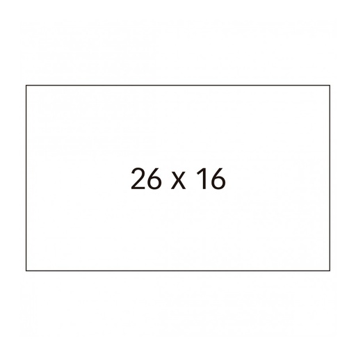 [100917] ETIQUETAS APLI 100917 26x16 PERM. PACK 6 R