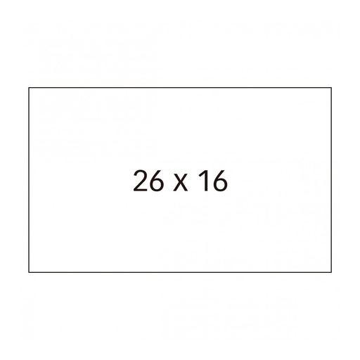 [100919] ETIQUETAS APLI 100919 26x16 REMOV. PACK 6 R