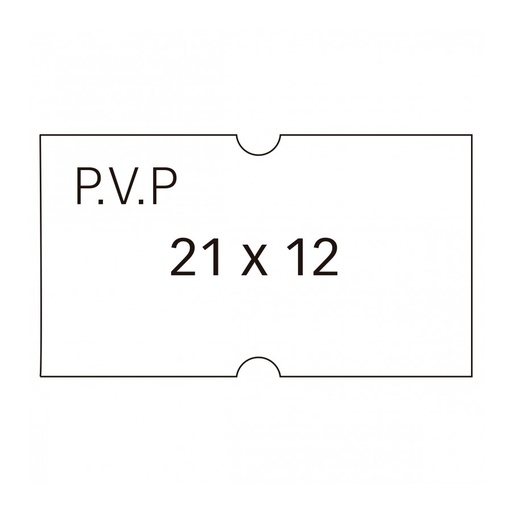 [101949] ETIQUETAS APLI 101949 21x12 P.V.P. REMOV. PACK 6 R