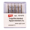 AGUJAS APLI 101570 ESTANDAR COMPATIBLE 101545  5UN