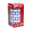 GOMETS APLI 4864 10,5x10,5x10,5MM TRIANG. AZUL 6136UN