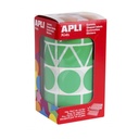 GOMETS APLI 11164 GEOMETRICOS XL VERDE PACK 4 ROLLOS 1357UN