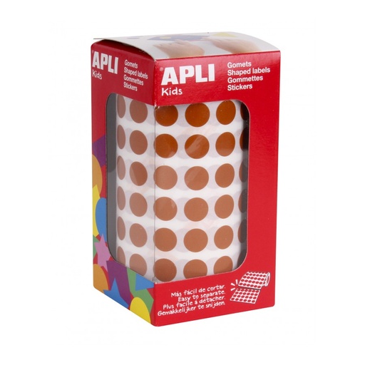 [11481] GOMETS APLI 11481 Ø 10,5MM REDONDOS MARRON 5192UN