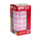 GOMETS APLI 11484 Ø 15MM REDONDOS ROSA 2832UN