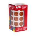 GOMETS APLI 11491 Ø 20MM REDONDOS MARRON 1770UN