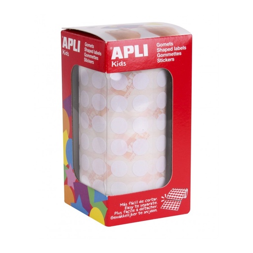 [11903] GOMETS APLI 11903 Ø 10,5MM REDONDOS BLANCOS 5192UN