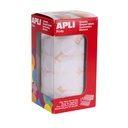 GOMETS APLI 11905 Ø 20MM REDONDOS BLANCOS 1770UN