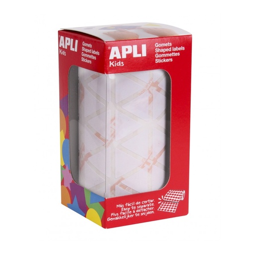 [11906] GOMETS APLI 11906 20x20x20MM TRIANG. BLANCOS 2832 UN