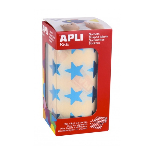 [12052] GOMETS APLI 12052 19,5MM ESTRELLA AZUL METALIZ. 1416UN