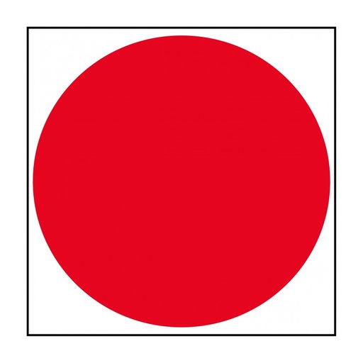 [11909] ETIQUETAS APLI 11909 114x114 PUNTO ROJO INTERIOR 