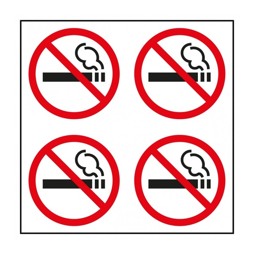 [12139] ETIQUETAS APLI 12139 114x114 PROHIBIDO FUMAR PEQUEÑO 