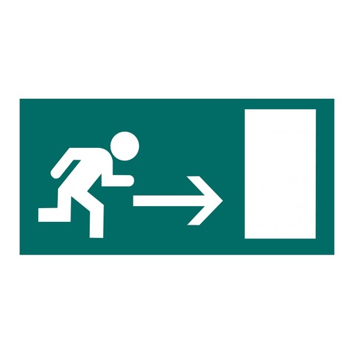 [12375] ETIQUETAS APLI 12375 115x230 SALIDA EMERG. DERECHA 