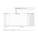 TALONARIO APLI 12694 ENTREGA 1/4 APAISADO TRIPLICADO A-47 CAST.