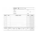 TALONARIO APLI 12703 FACTURAS 1/8 APAISADO DUPLICADO A-67 CAST.