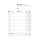 TALONARIO APLI 12707 FACTURAS 1/4 NATURAL DUPLICADO A-63 CAT.