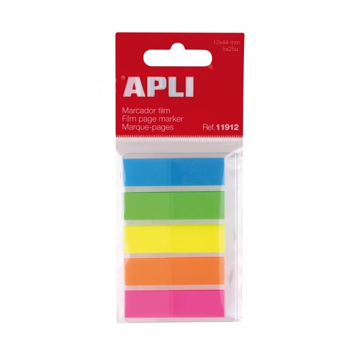 [11912] INDICE APLI 11912 12x45 COL. SURTIDOS AUTOADH.