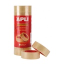 CINTA APLI 12490 19x33 ADHESIVA TRANSP. TORRE 8 UN