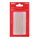 SILICONA APLI 13943 RECAMBIO BARRAS TRANSP. 11MM 10UN