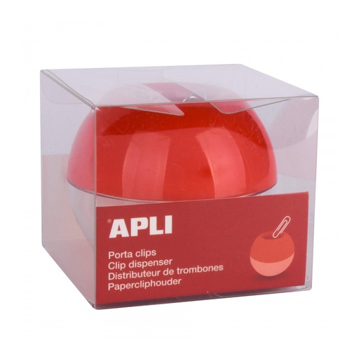 [13351] PORTA CLIPS APLI 13351 TRANSPARENTE+ 20 CLIPS