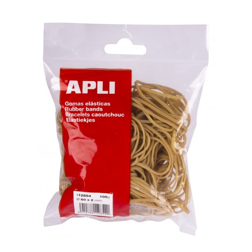 [12854] GOMAS APLI 12854  60x2 ELASTICAS 100GR