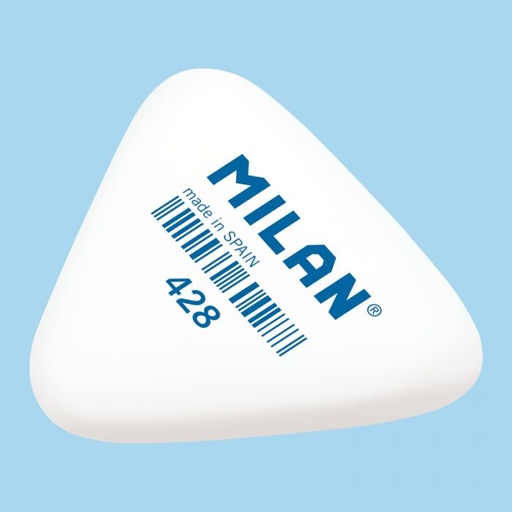 [PMM428] GOMA MILAN CMM428 MIGA DE PAN TRIANGULARES GRUESAS, BLANCO