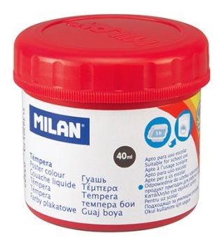[0323006] TEMPERA MILAN 0323006 40ML COLOR BERMELLÓN