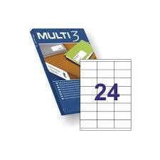 [04723] ETIQUETES MULTI 3 04723 70X36 MM. 100 FU