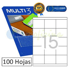 [10496] ETIQUETES MULTI 3 10496 70X50.8 MM. 100