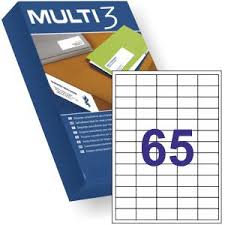 [10509] ETIQUETES MULTI 3 10509 38X21.2 MM. 500