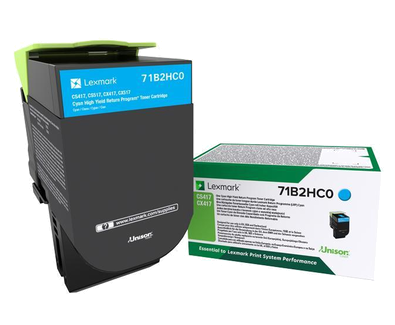 [71B2HC0] TONER LEXMARK71B2HC0LEX.T.CS/CX 417/517 (35K)  CY ALTO RENDIM.RETORNAB. CYAN