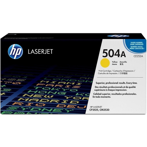 [CE252A] TONER HPCE252ALJ CM3530/CP3525 AMARILLO Nº504A (7K)