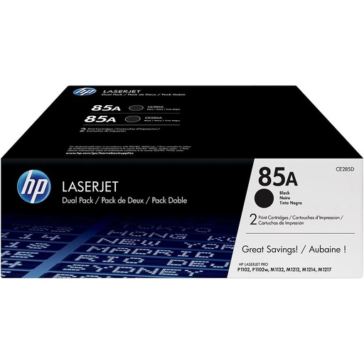 [CE285AD] PACK HP CE285AD LASERJET PRO P1100/P1130 NEGRO
