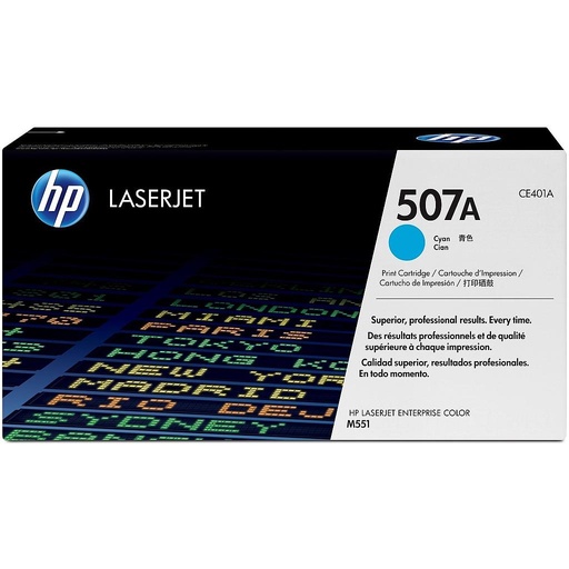 [CE401A] TONER HP CE401A  507A CYAN(6K) COLOR LJ M551N/DN/XH (CE401A)