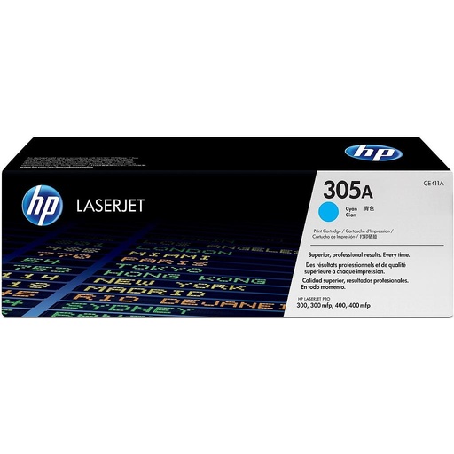 [CE411A] TONER HP CE411A  305A CYAN(26K) LJ PRO 400 COLOR M451DN