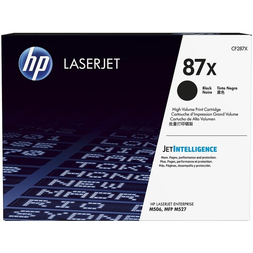 [CF287X] TONER HPCF287X  NEGRO(18K) NR. 87X LASERJET PRO M506/M527 HC