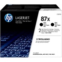 TONER HPCF287XD  NEGRO NR.87X (X2) LASERJET PRO M506/M527 HC