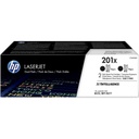 TONER HP CF400XD 201X NEGRO (X2) LASERJET COLOR M252/MFP M277
