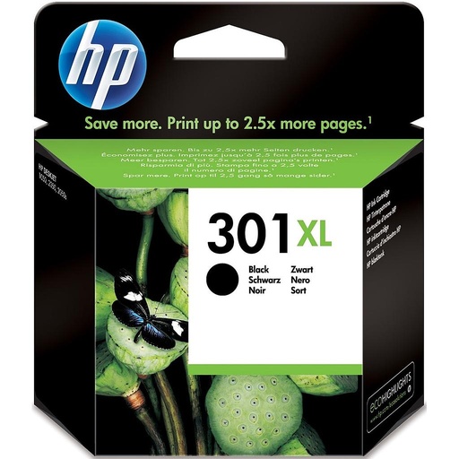 [CH563EE] CARTUCHO HP CH563EE Nº 301XL DJ105/2050 NEGRO ALTA CAPACIDAD