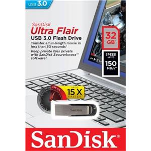 [CZ73032GG46] PEN DRIVER SANDISK SDCZ73-032G-G46 USB ULTRA FLAIR 32GB STICK 3.0