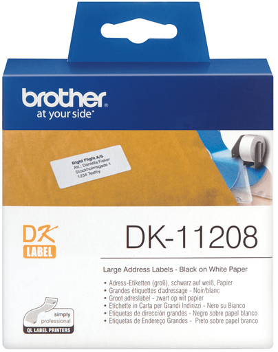 [DK11208] ETIQUETAS BROTHER DK11208DIRECCION GR GRANDE 400 ET.(38X90MM)