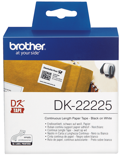 [DK22225] CINTA BROTHER DK22225  DE  BLANCA (38MMX3048M)