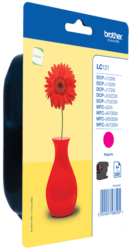 [LC121M] CARTUCHO BROTHER LC121MBP MFC-J470DW MAGEN (300P) MAGENTA