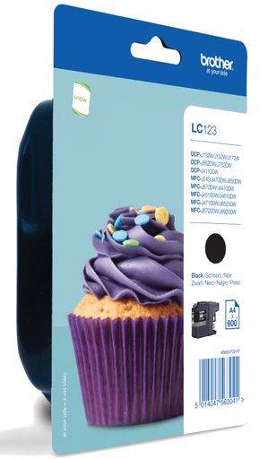 [LC123BK] CARTUCHO BROTHER LC123BKBP MFC-J4410DW NEGRO (600P) ALTA DURACION