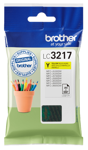 [LC3217Y] CARTUCHO BROTHER LC-3217Y AMARILLO 
