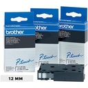 CINTA BROTHER TC201 P-TOUCH 12MM BLANCO/ NEGRO (77M)