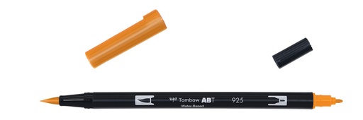[ABT-925] ROTULADOR TOMBOW PINCEL TOMBOW ABT-925 DUAL BRUSH-925COLOR SCARLET.