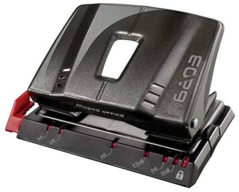 [620311] PERFORADORA MAPED 620311 ADVANCED METAL 2 AGUJEROS 20/25 HOJAS. COLOR METAL TOPO