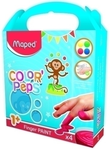 [812510] PINTURA DEDOS MAPED 812510 FINGER PAINT X 4